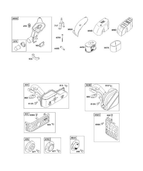 B&S - 12â  122602-0194-E1 A - Luftfilter, Auslasssystem der Marke Stihl