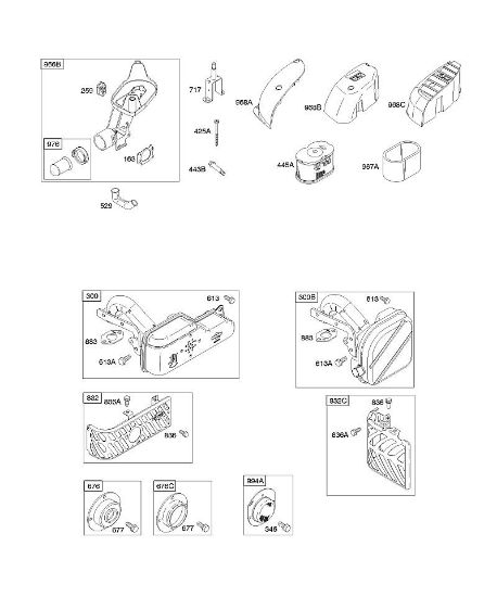 B&S - 12â  122672-0107-E1 A - Luftfilter, Auslasssystem der Marke Stihl
