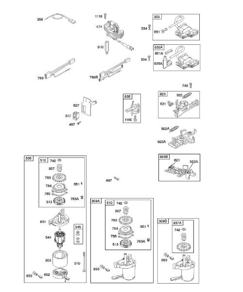 B&S - 12â  122H82-0125-01 B - Generator, Elektroanlasser, elektrische Anlage, Schwungradbremse, Zündung der Marke Stihl