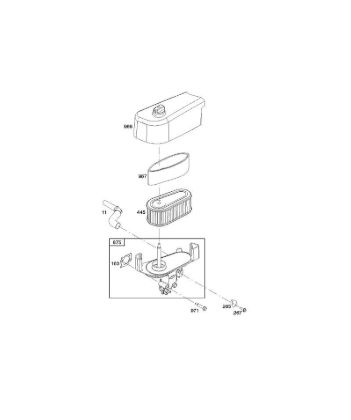 B&S - 12â  122Q02-0162-H1 A - Luftfilter der Marke Stihl