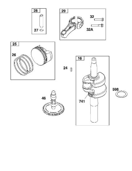 B&S - 12â  123P02-0067-H1 F - KURBELWELLENGRUPPE der Marke Stihl