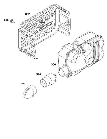 B&S - 12â  125P02-0087-F1 I - ABGASGRUPPE der Marke Stihl