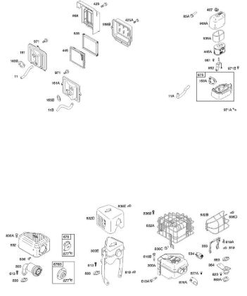 B&S - 12â  126392-3274-H8 A - Luftfilter, Bedienelemente, Abgasanlage der Marke Stihl