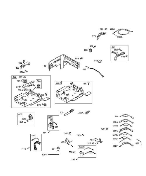 B&S - 12â  126492-0165-E1 F - Bedienelemente, Reglerfeder, Zündung der Marke Stihl