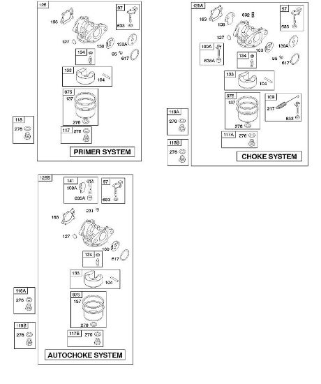 B&S - 12â  126T02-0198-B1 D - Vergaser der Marke Stihl