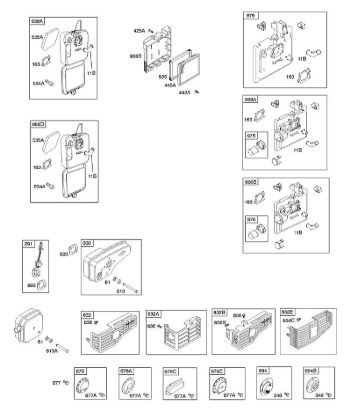 B&S - 12â  126T02-0278-B1 A - Luftfilter, Auslasssystem der Marke Stihl