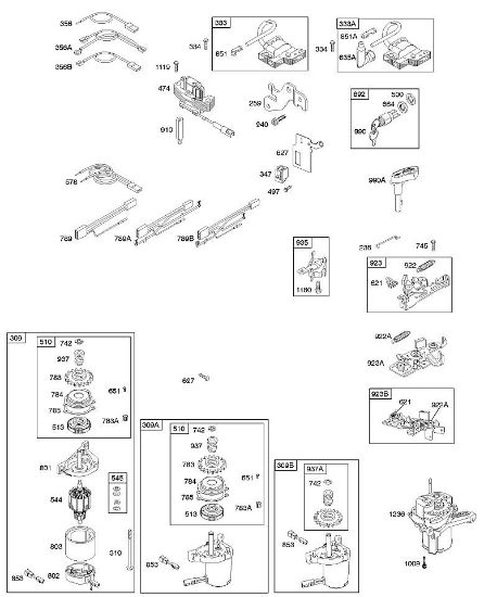 B&S - 12â  127802-1376-01 B - Generator, Elektroanlasser, elektrische Anlage, Schwungradbremse, Zündung der Marke Stihl