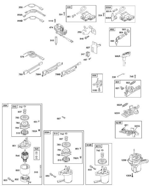 B&S - 12â  127802-1376-01 B - Generator, Elektroanlasser, elektrische Anlage, Schwungradbremse, Zündung der Marke Stihl