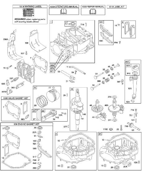 B&S - 12â  12F802-1318-81 D - Nocken, Kurbelwelle, Zylinder, Motorsumpf, Satz/Dichtungen, Schmierung, Kolbengruppe, Ventile der Marke Stihl