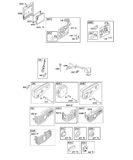 B&S - 12â  12H807-1805-B1 A - Luftfilter, Auslasssystem der Marke Stihl