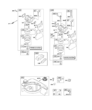 B&S - 12â  12Q502-0194-B1 D - Vergaser, Kraftstoffversorgung der Marke Stihl