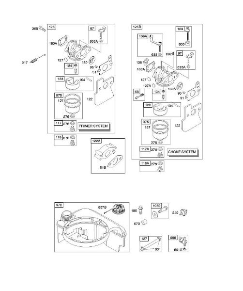 B&S - 12â  12Q502-0194-B1 D - Vergaser, Kraftstoffversorgung der Marke Stihl