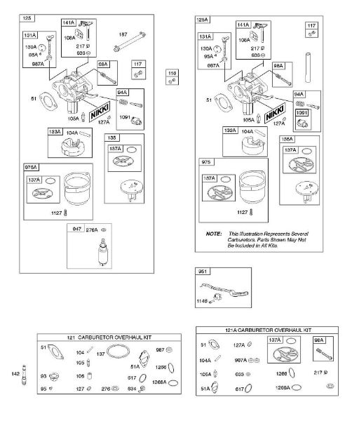 B&S - 21â  217802-0110-B1 D - Vergaser, Vergaserüberholungssatz der Marke Stihl