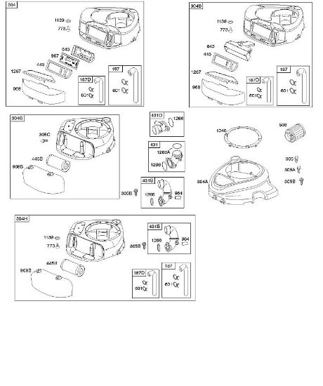 B&S - 21â  217802-0138-E1 A - Luftfilter, Lüftergehäuse der Marke Stihl