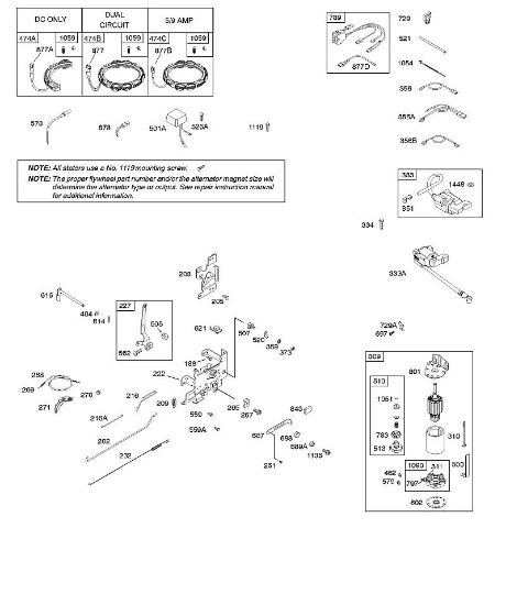 B&S - 21â  217802-0138-E1 B - Generator, Bedienelemente, Elektroanlasser, Reglerfeder, Zündung der Marke Stihl