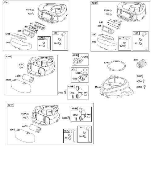 B&S - 21â  217802-3130-B1 A - Luftfilter, Lüftergehäuse der Marke Stihl