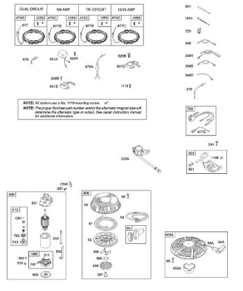 B&S - 21â  217902-0119-E1 B - Generator, Elektroanlasser, Zündung, Seilzuganlasser der Marke Stihl