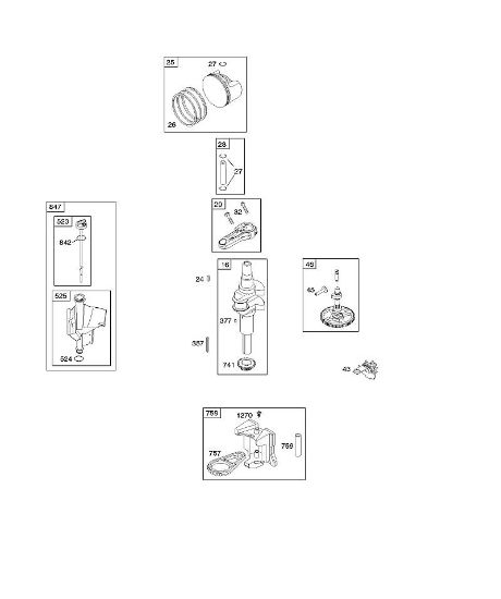 B&S - 21â  217902-0119-E1 C - Nockenwelle, Kurbelwelle, Kolben, Kolbenringe, Pleuel der Marke Stihl