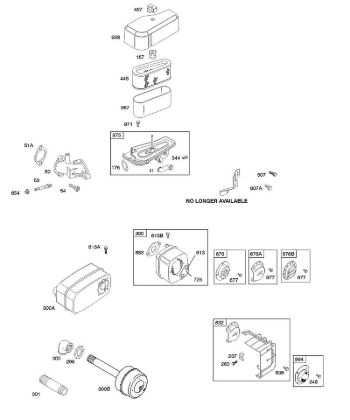 B&S - 28â  286707-1143-E2 A - Luftfilter, Schalldämpfer der Marke Stihl