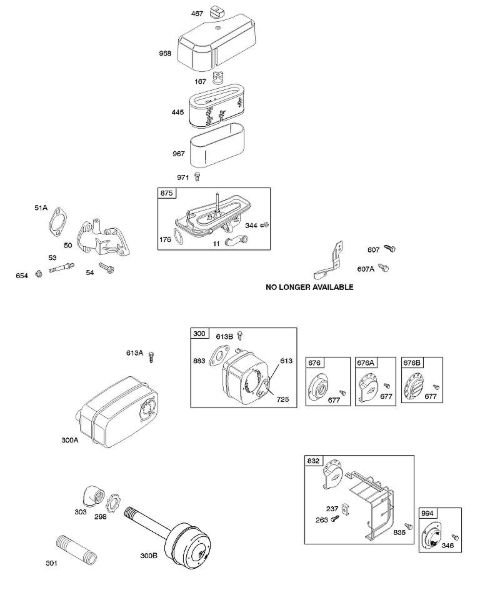 B&S - 28â  286707-1185-E1 A - Luftfilter, Schalldämpfer der Marke Stihl