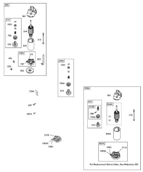 B&S - 28â  28N707-1139-E1 H - Elektroanlasser der Marke Stihl