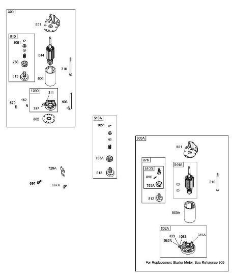 B&S - 28â  28S707-1149-E1 G - Elektroanlasser der Marke Stihl