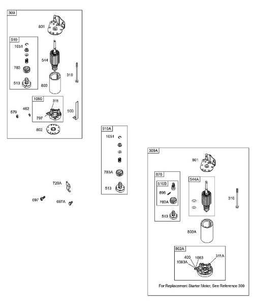 B&S - 28â  28S707-1149-E1 G - Elektroanlasser der Marke Stihl