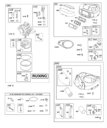 B&S - 31â  31A607-0156-B1 A - Luftfilter, Lüftergehäuse, Auslasssystem der Marke Stihl