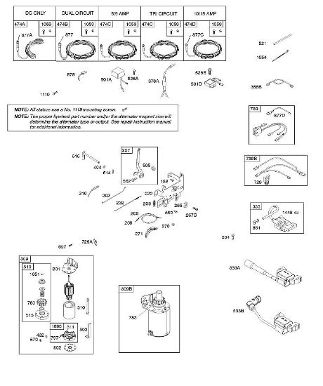 B&S - 31â  31G777-0300-B1 B - Generator, Bedienelemente, Elektroanlasser, Reglerfeder, Zündung der Marke Stihl