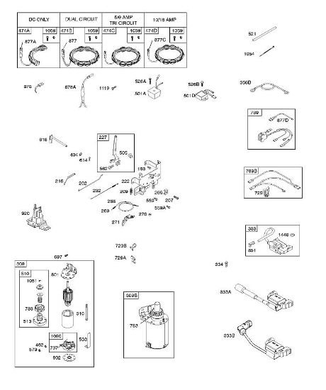 B&S - 31â  31R777-0007-B5 D - REGLER, GENERATOR, KABELSTRANG, ELEKTROANLASSER, REGLERFEDER, ZÃœNDUNG der Marke Stihl