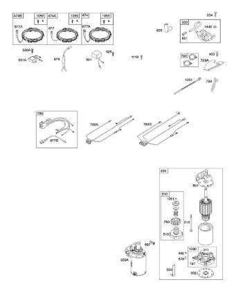 B&S - 40â  401577-0130-B1 A - Generator, Kabelbaum, Anlasser, Zündung der Marke Stihl