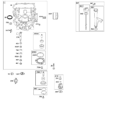 B&S - 40â  401577-3130-B1 F - Ölwanne, Ölpumpe, Messstab/Rohr-Baugruppe der Marke Stihl