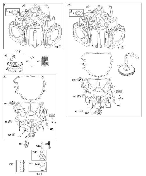 B&S - 40â  405777-0113-E1 G - Zylinder, Motorsumpf der Marke Stihl