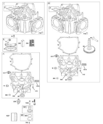 B&S - 40â  405777-0134-E1 G - Zylinder, Motorsumpf der Marke Stihl