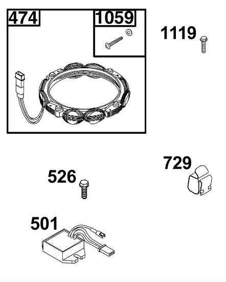 B&S - 40â  40R577-0002-H5 A - GENERATORGRUPPE der Marke Stihl