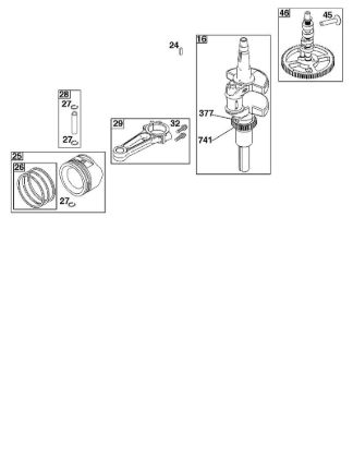 B&S - 40â  40R577-0002-H5 F - KURBELWELLENGRUPPE der Marke Stihl