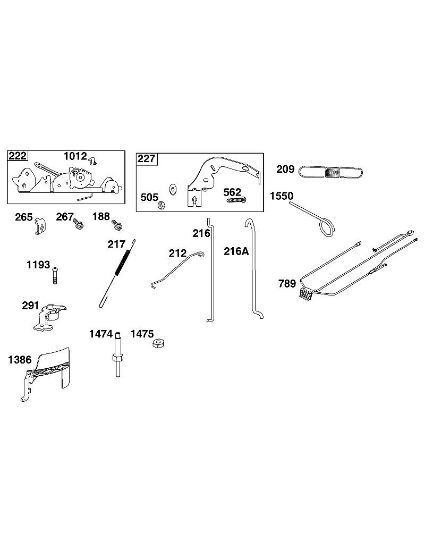 B&S - 44â  44S977-0046-G1 D - BEDIENELEMENTGRUPPE der Marke Stihl