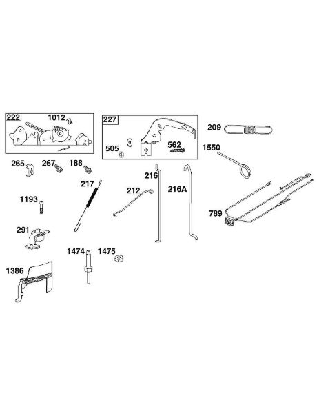 B&S - 44â  44S977-0046-G1 D - BEDIENELEMENTGRUPPE der Marke Stihl