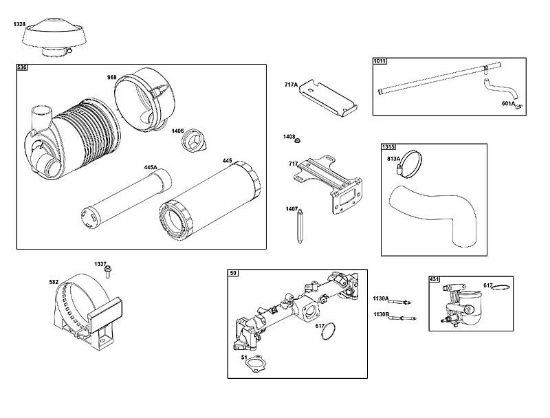 B&S - 61â  61G877-0014-J1 A - LUFTFILTERGRUPPE der Marke Stihl