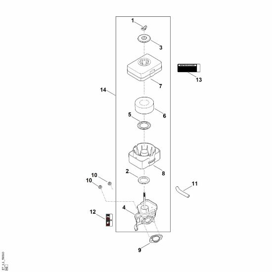 Bild von B - Luftfilter EHC 600.0 (EHC600-0002)