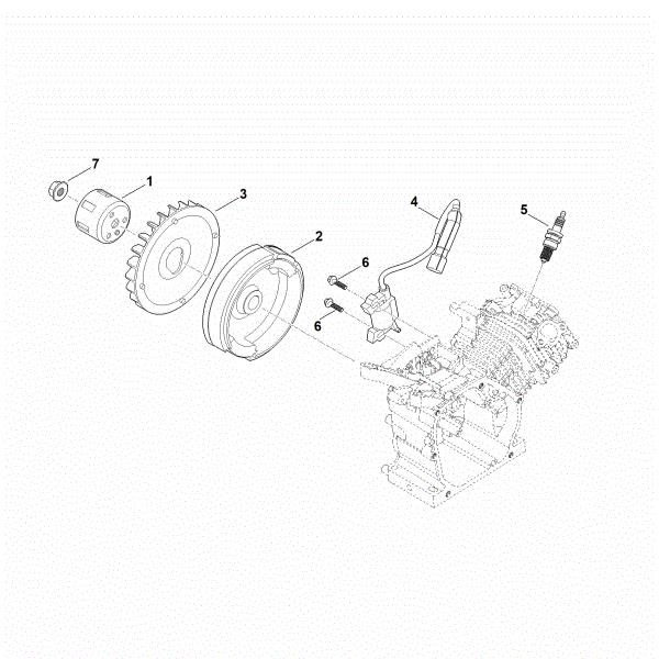 Bild von I - Zündsystem, Schwungrad EHC 600.0 (EHC600-0002)