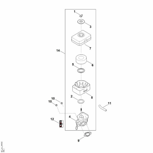 Bild von B - Luftfilter EHC 600.0 (EHC600-0004)