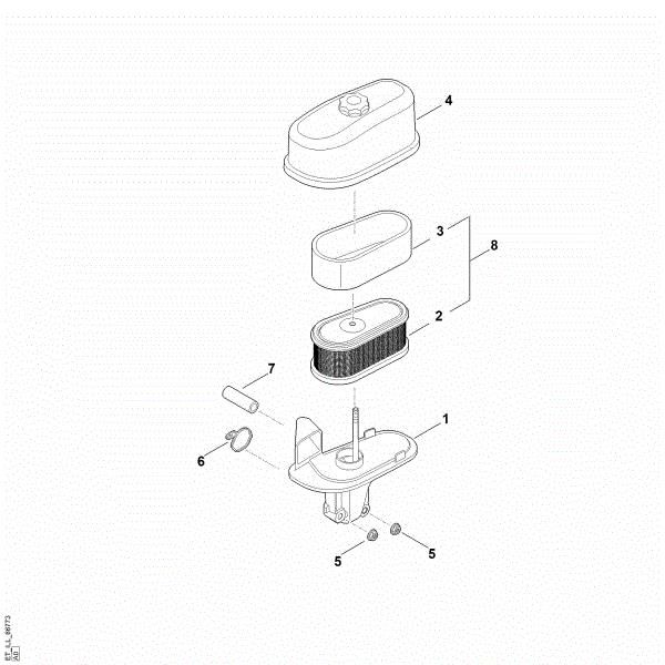Bild von B - Luftfilter EVC 1000.0 (EVC1000-0001)