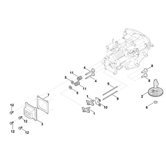 Bild von H - Nockenwelle, Ventile EVC 200.0 (EVC200-0001)
