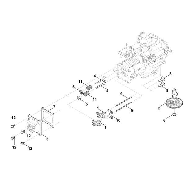 Bild von H - Nockenwelle, Ventile EVC 200.0 (EVC200-0001)
