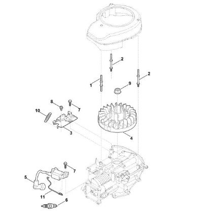 Bild von I - Zündsystem, Schwungrad EVC 200.0 (EVC200-0001)