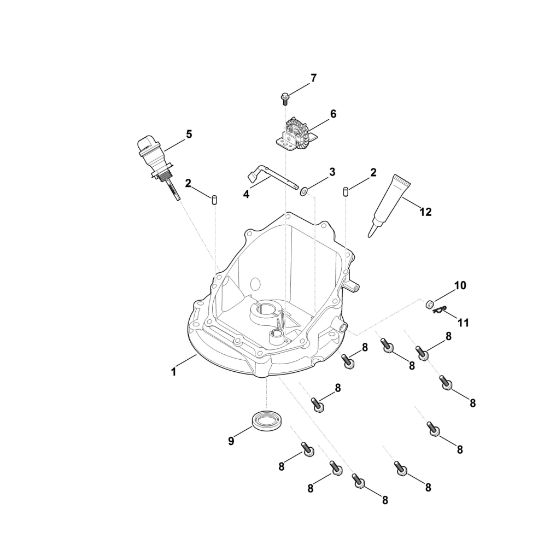 Bild von J - Reglergetriebe, Ölwanne EVC 200.0 (EVC200-0001)