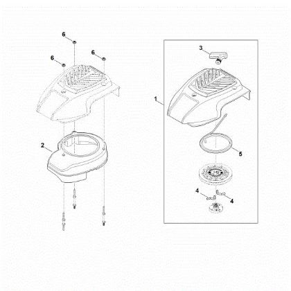 Bild von K - Startsystem, Lüftergehäuse EVC 200.0 (EVC200-0001)