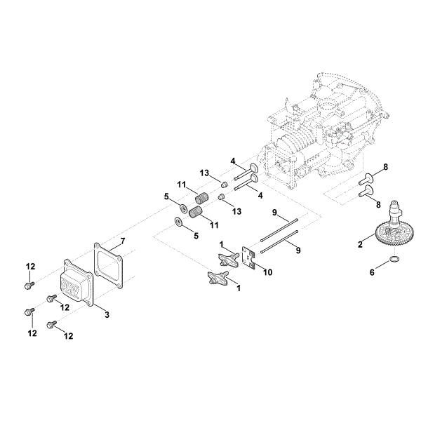 Bild von H - Nockenwelle, Ventile EVC 200.1 (EVC200-0002)