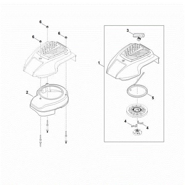 Bild von K - Startsystem, Lüftergehäuse EVC 200.1 (EVC200-0002)